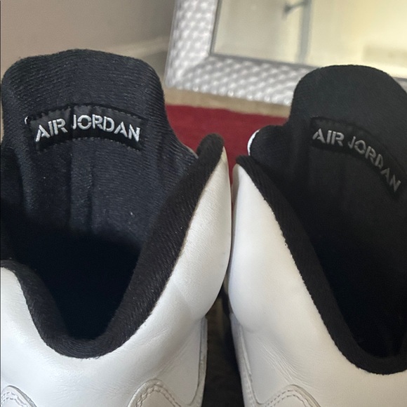 Jordan White and Black Sneakers - Picture 3 of 4